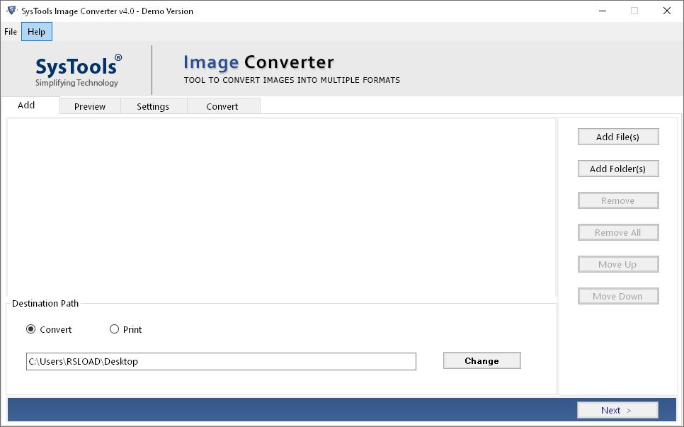  скачать SysTools Image Converter